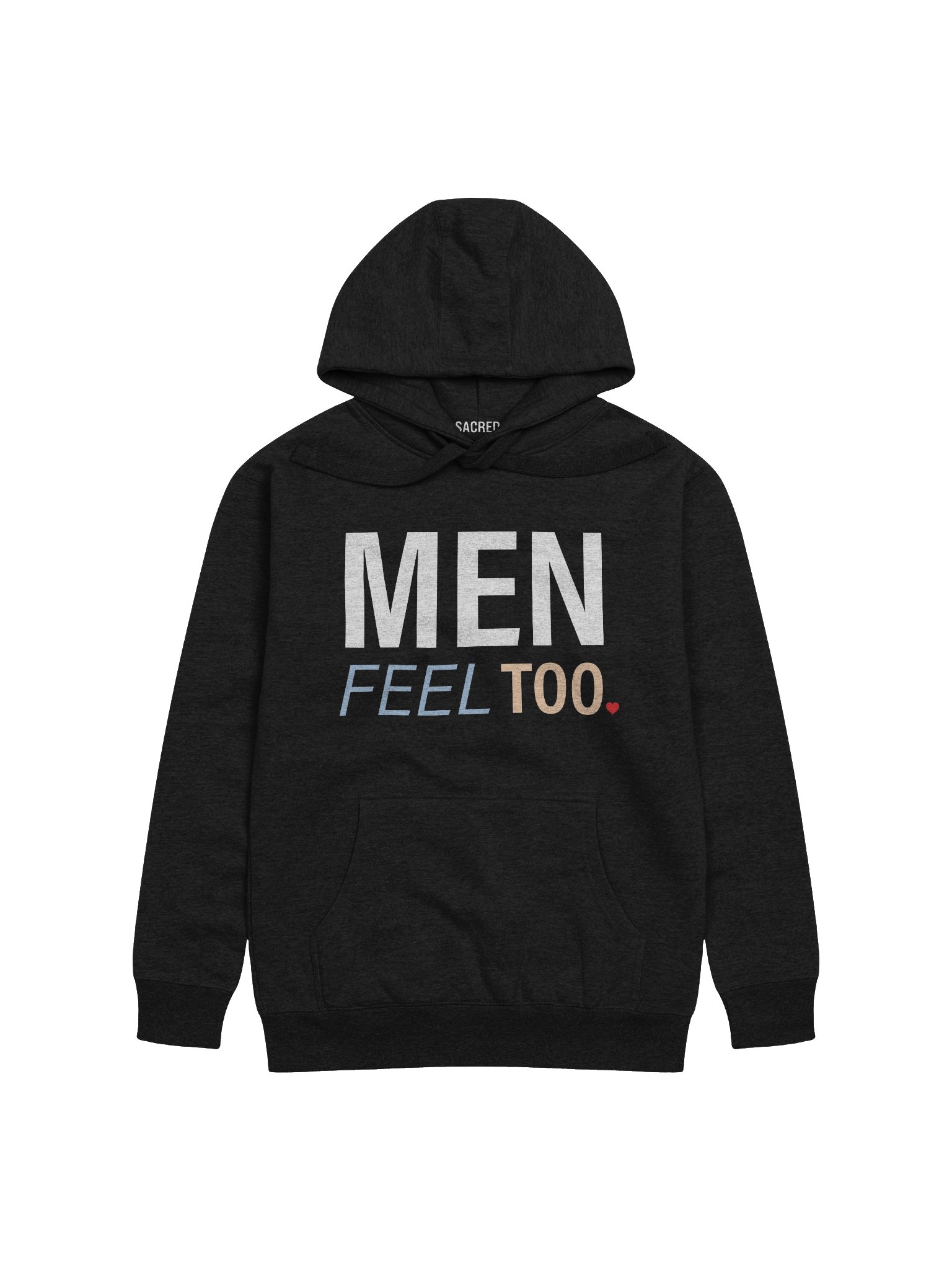 Men Feel Too Hoodie (Dark) product image (2)