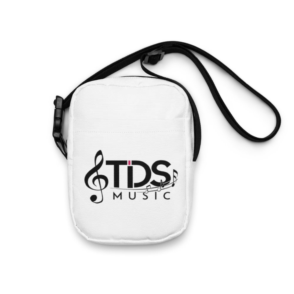 TDS Music White Crossbody Bag with All-Over Musical Print product image (5)
