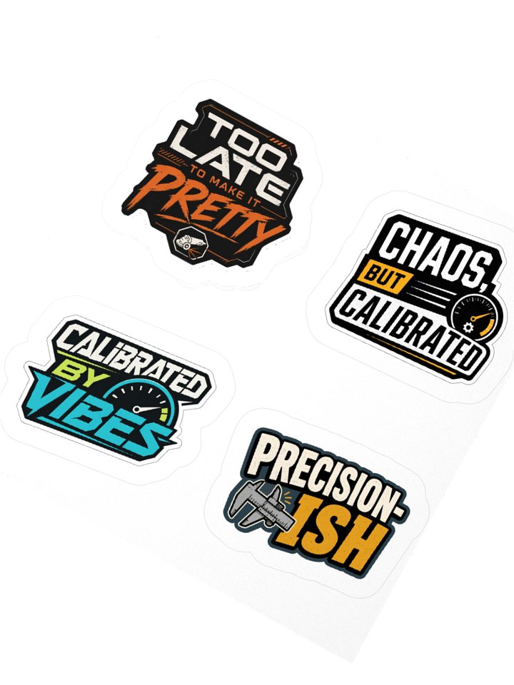Calibrated Chaos Sticker Pack product image (4)