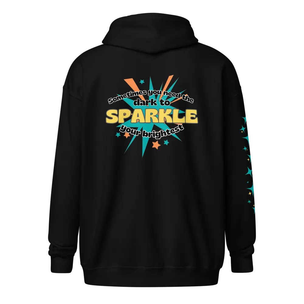 Sparkle Bright Zip Hoodie product image (6)