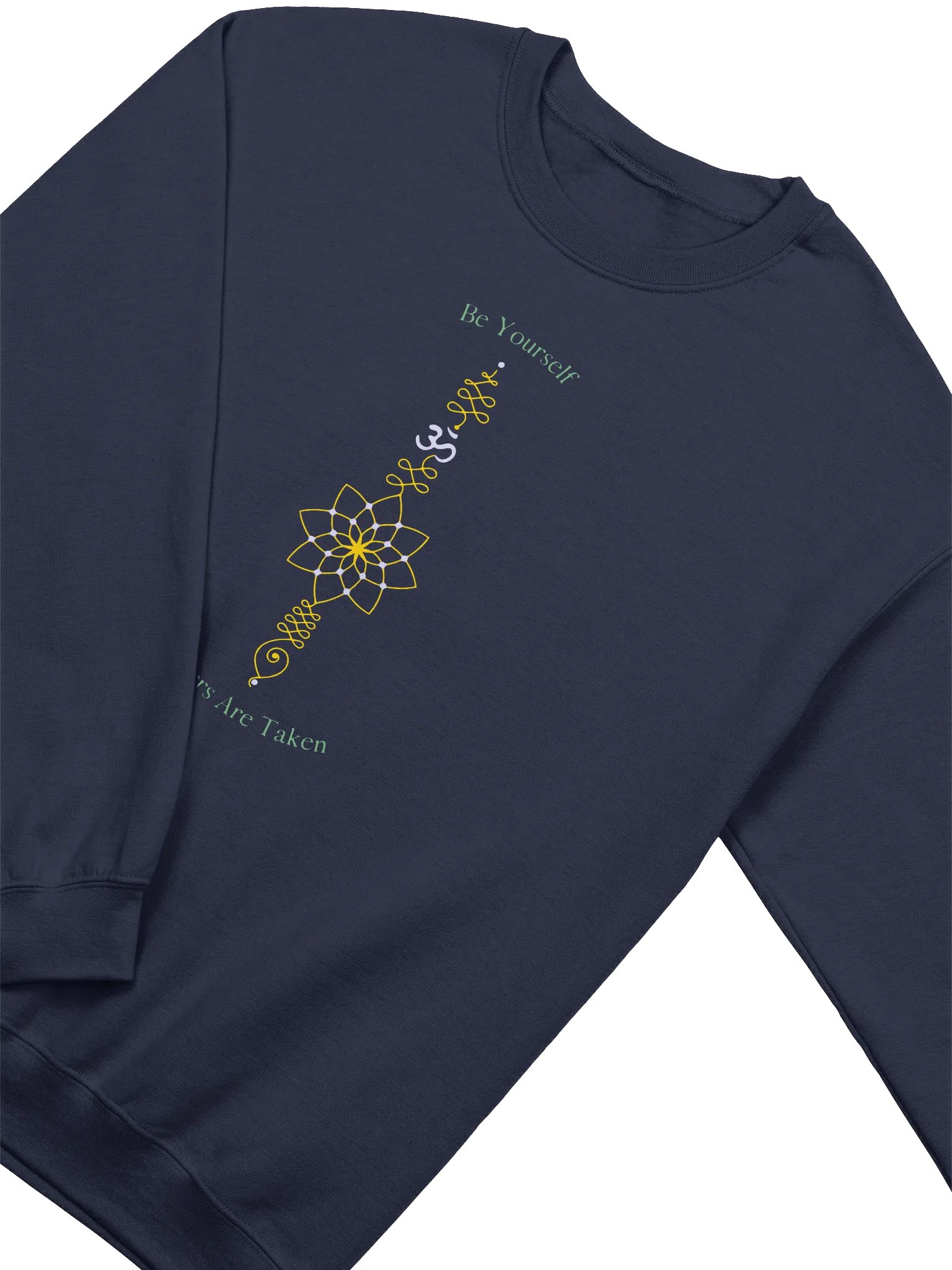 Be Yourself Others Are Taken Gold Geometric Sweatshirt product image (2)