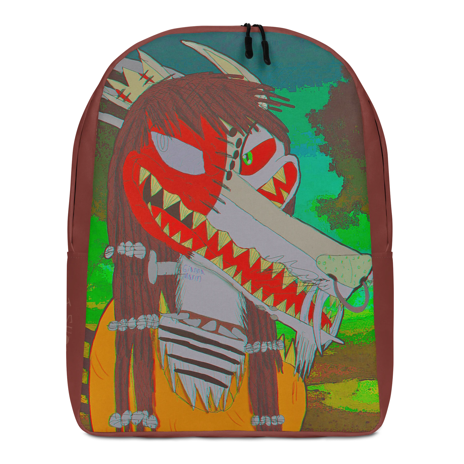 Maceo Grins All-Over Print Backpack product image (1)