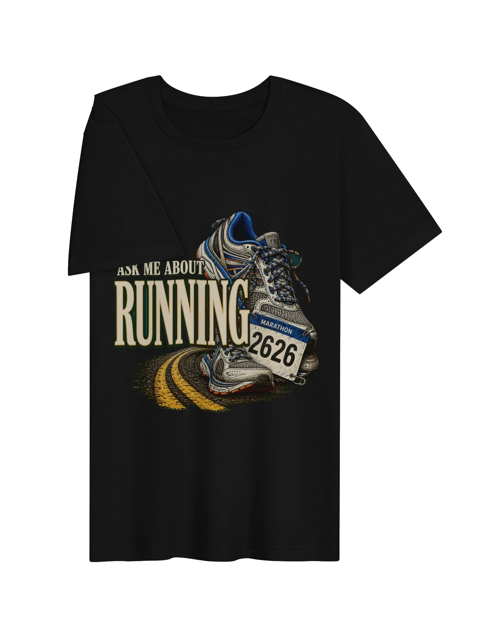 Ask Me About Running Tee product image (13)