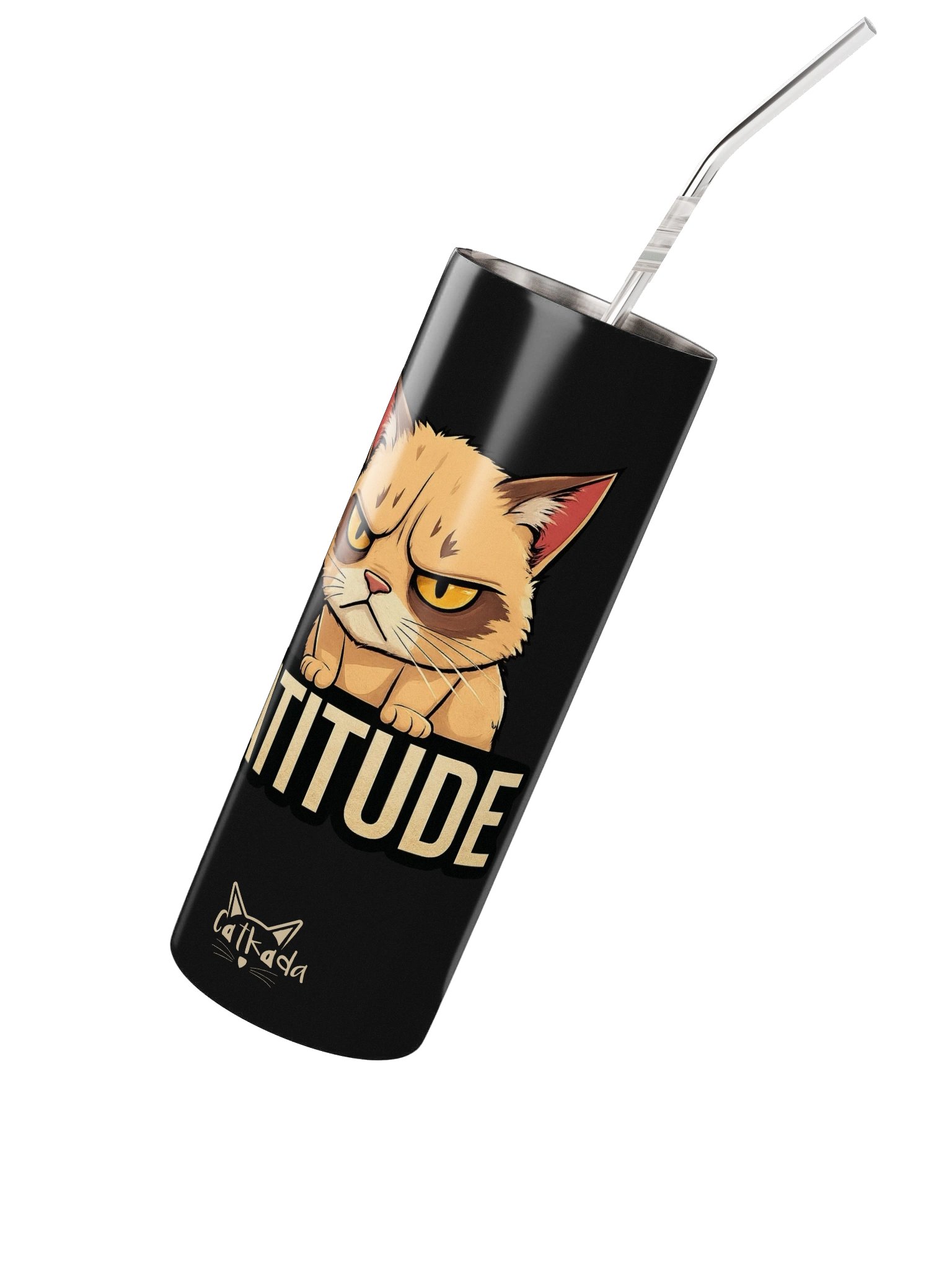 CATITUDE STAINLESS STEEL CUP product image (2)