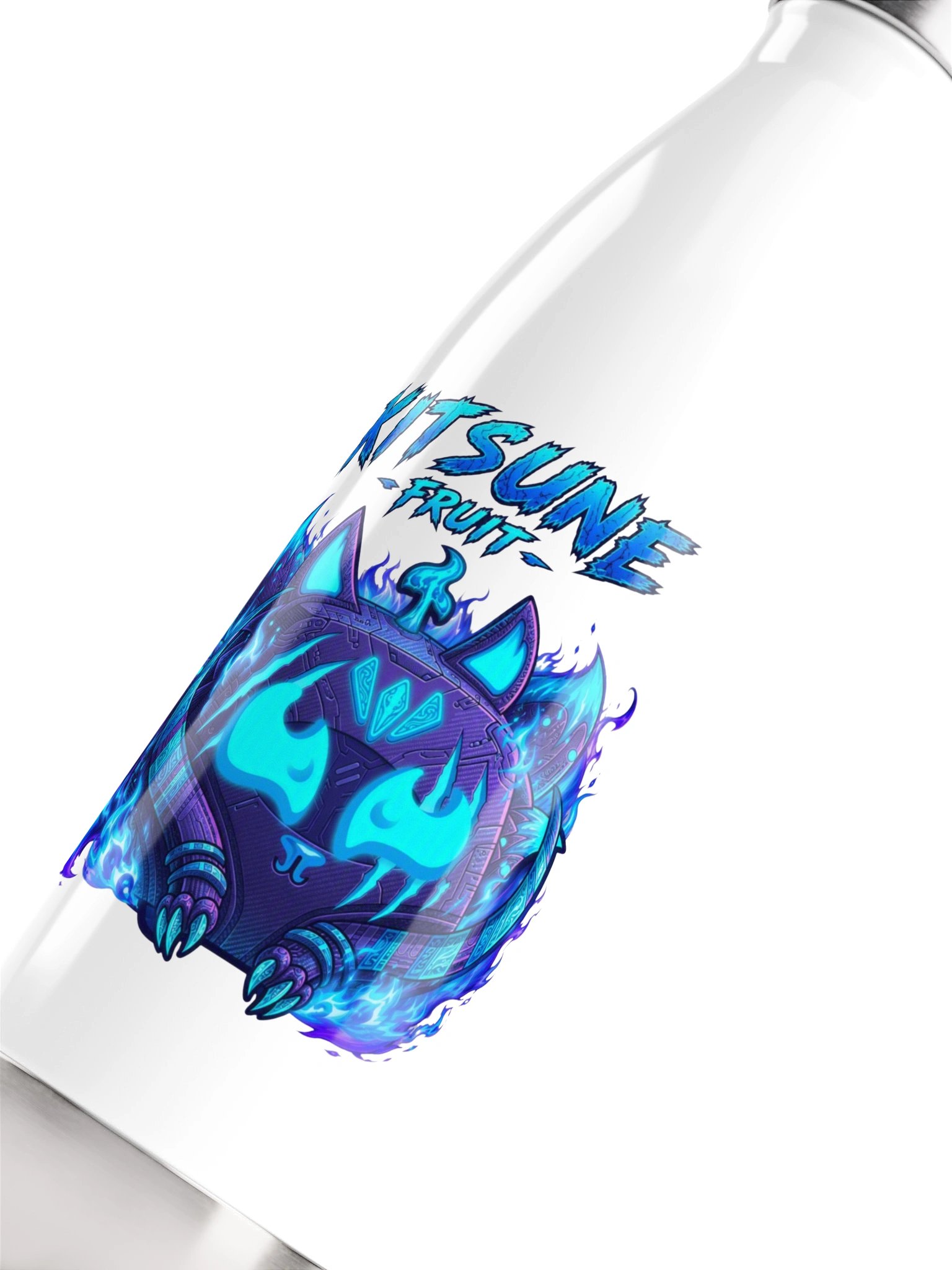 Kitsune Fruit Blox Fruits Gamer Stainless Steel Water Bottle Gift For Kids product image (9)