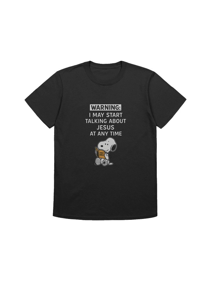 I May Start Talking About Jesus At Any Time Snoopy Shirt product image (1)