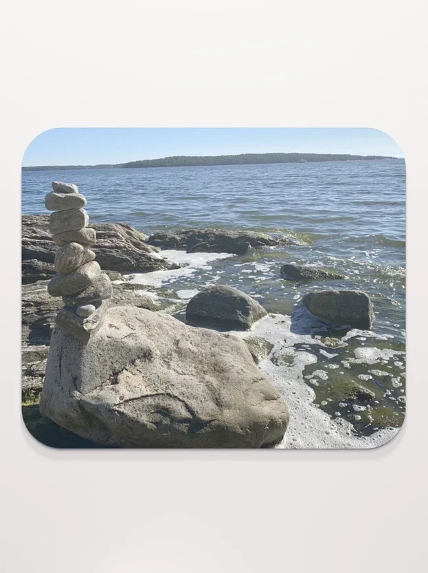 Stacked Stones Zen Balance Mouse Pad product image (1)