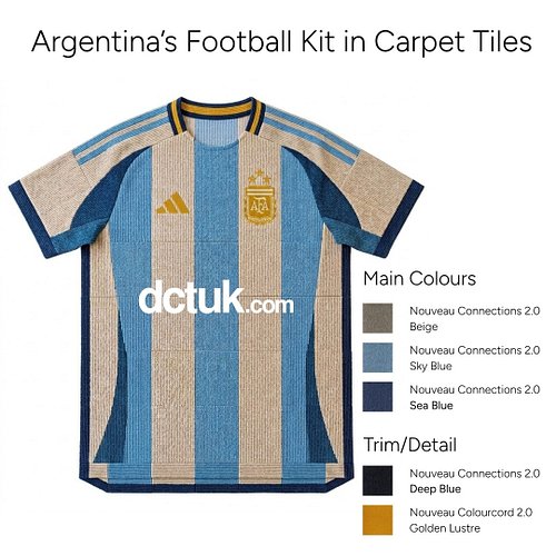 🇦🇷 From the pitch to the office floor! ⚽️✨

We’ve recreated the legendary Argentina football kit using our favourite Nouveau ...