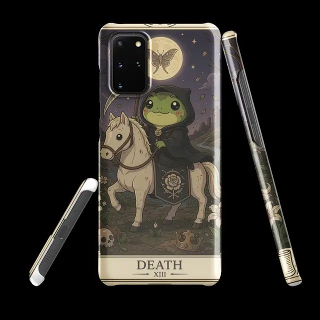 📱✨ Protect your phone with a Frog Tarot case – slim, shock‑absorbent, and dripping with cottagecore charm. #PhoneCase #CottageCore
