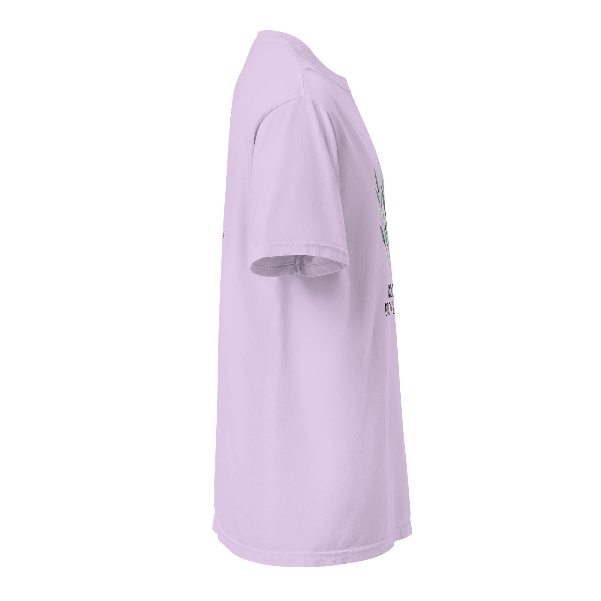 The "Grow & Thrive" Oversized Tee (Lavender) product image (6)