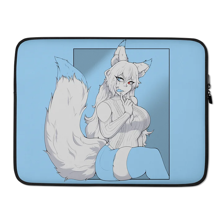 Light Blue Waifu Laptop Sleeve product image (2)