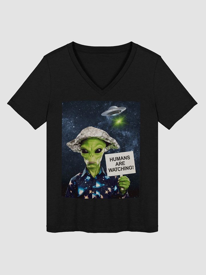 Galactic Watcher V-Neck Tee Bella+Canvas (Women's) product image (3)