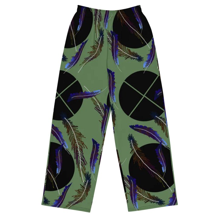 Feathers and Polkadots Wideleg Pants product image (2)