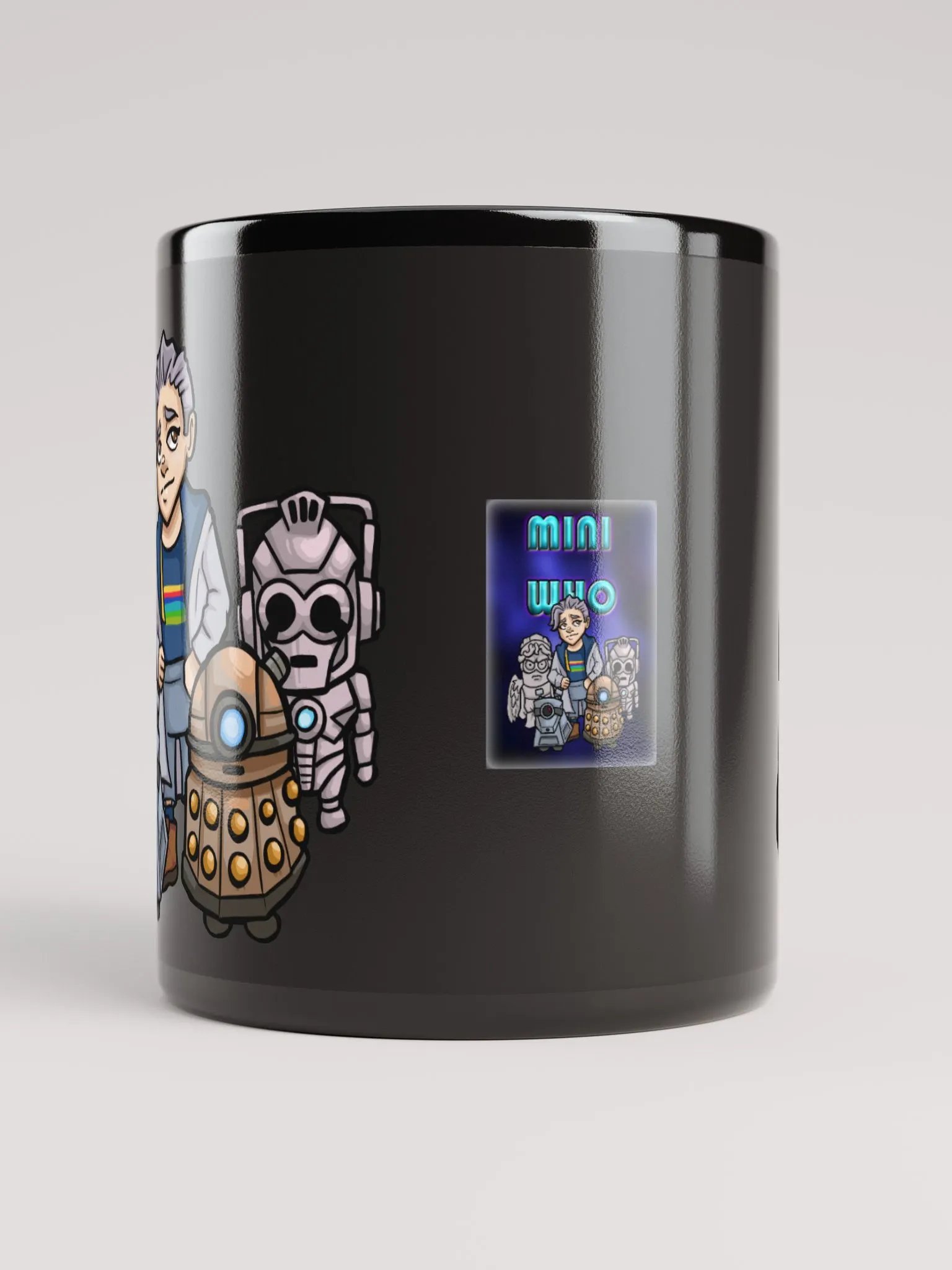 Exter'Mini'ate Glossy Black Mug product image (5)