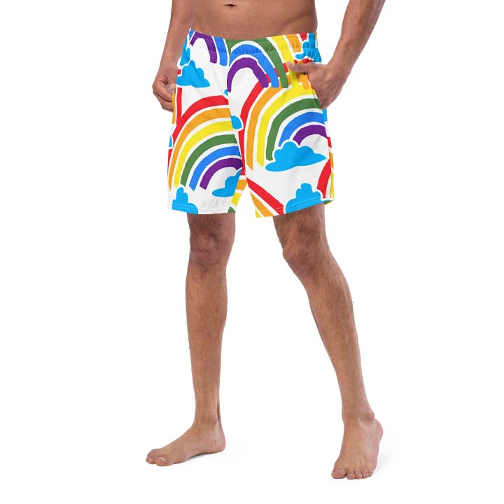 Rainbow Delight Swim Trunks product image (2)