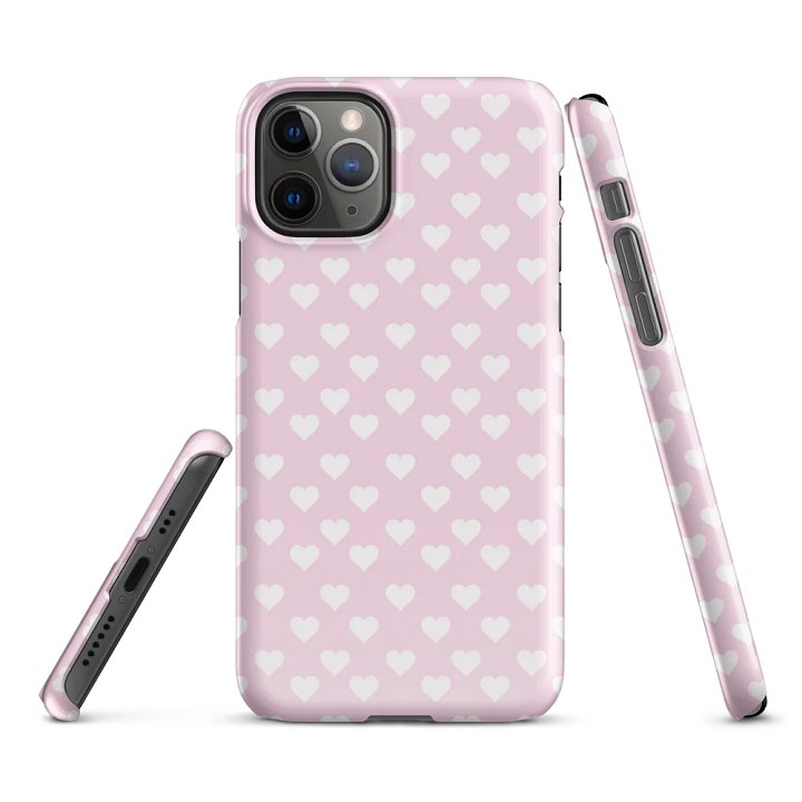 Heartfelt Pink iPhone® Snap Case - Herzchen iPhone® Hülle product image (1)