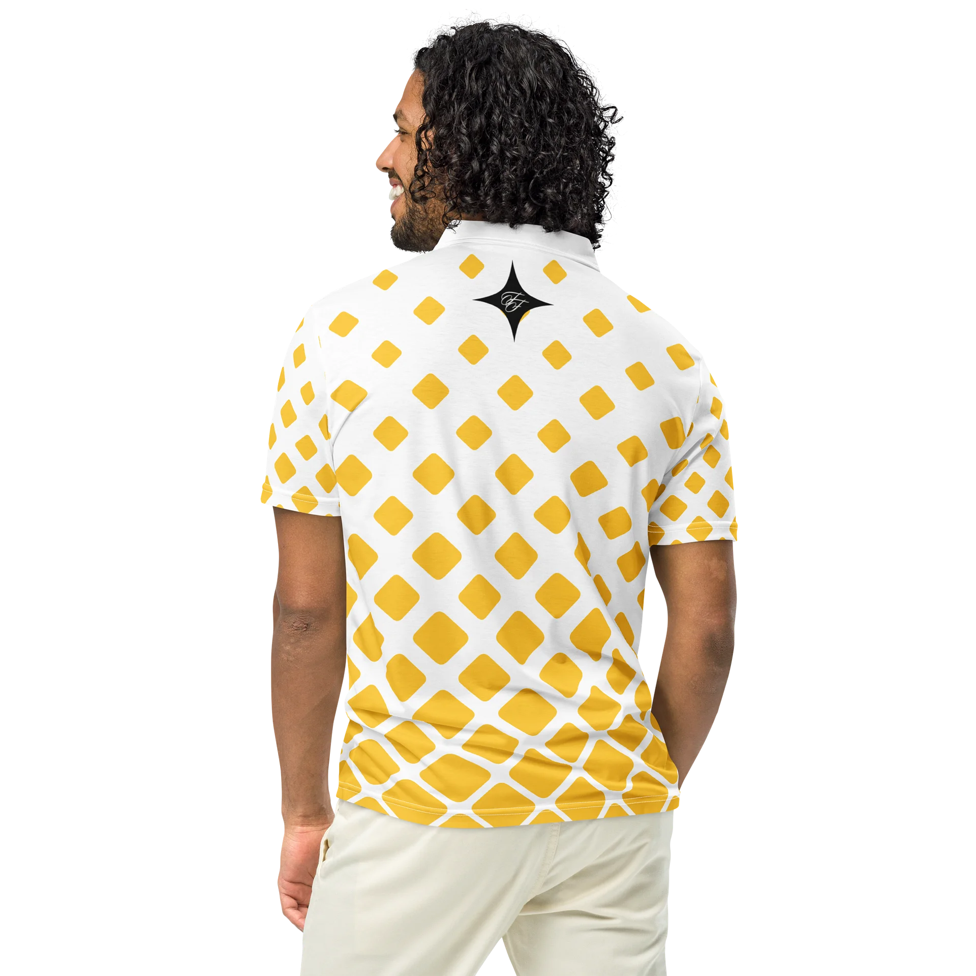 F&F Pineapple Slim Fit Polo Shirt product image (5)