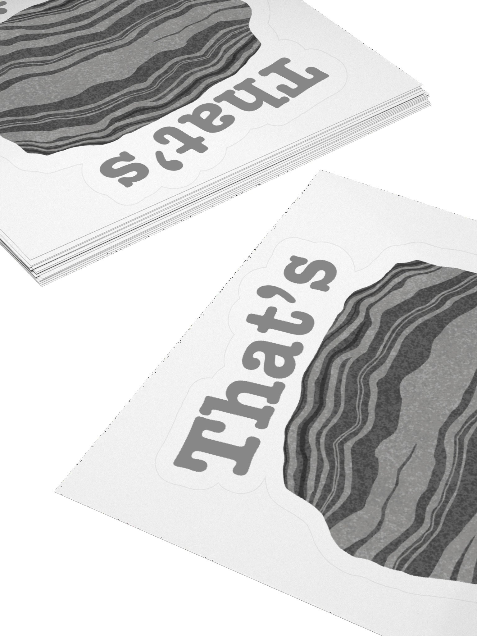 That's Gneiss Kiss Cut Sticker product image (4)