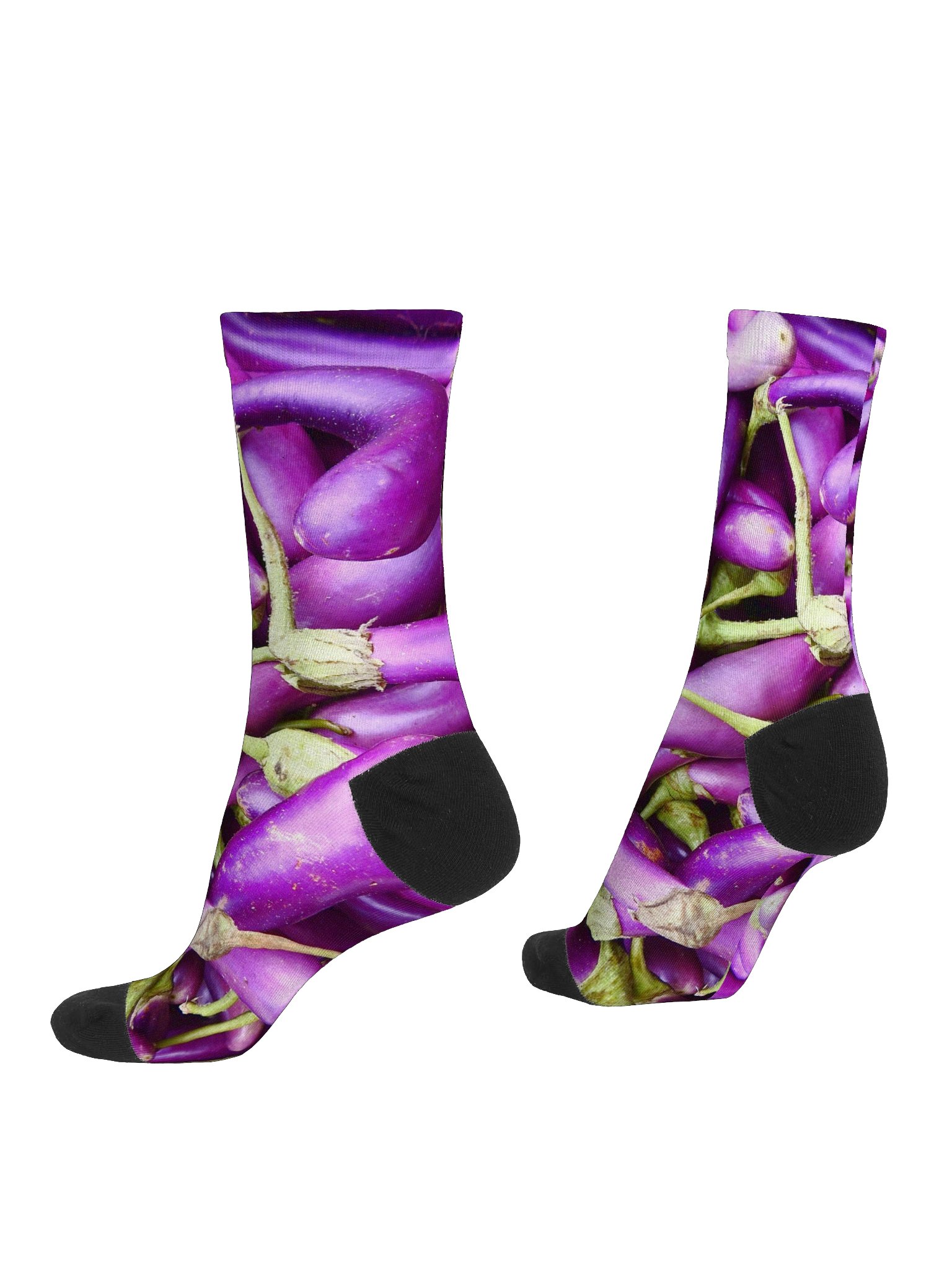 OhitsLaz Eggplant socks product image (4)