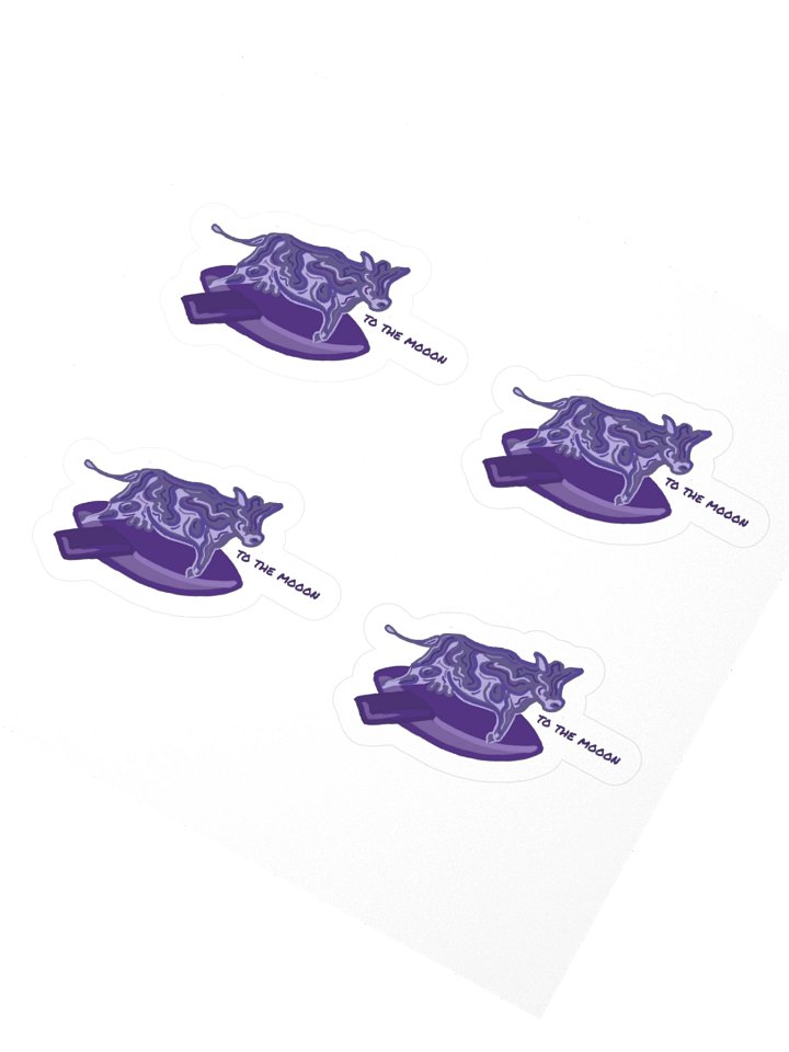 To the Mooon - Sticker product image (2)