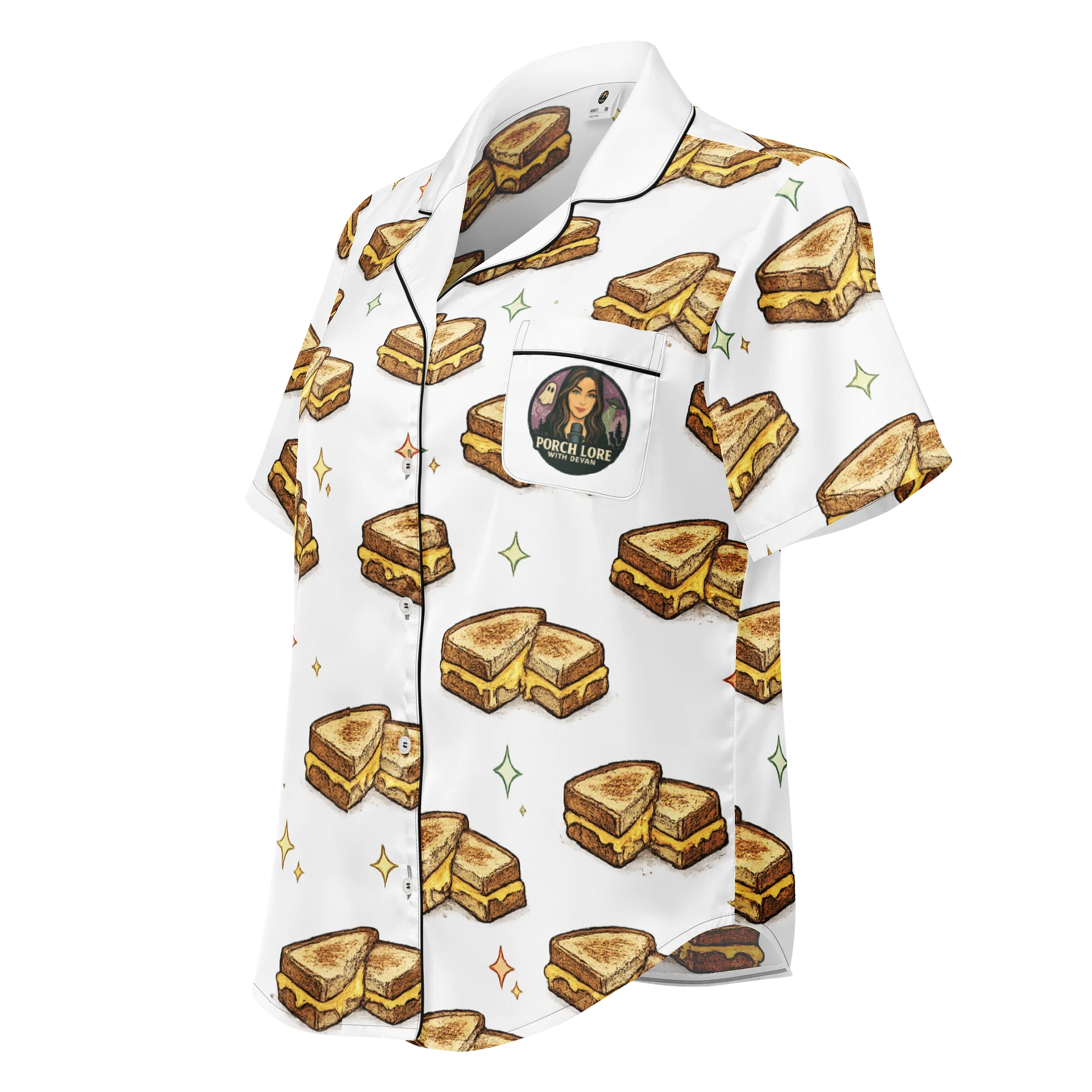 BEST DAMN GRILLED CHEESE PAJAMA TOP product image (1)
