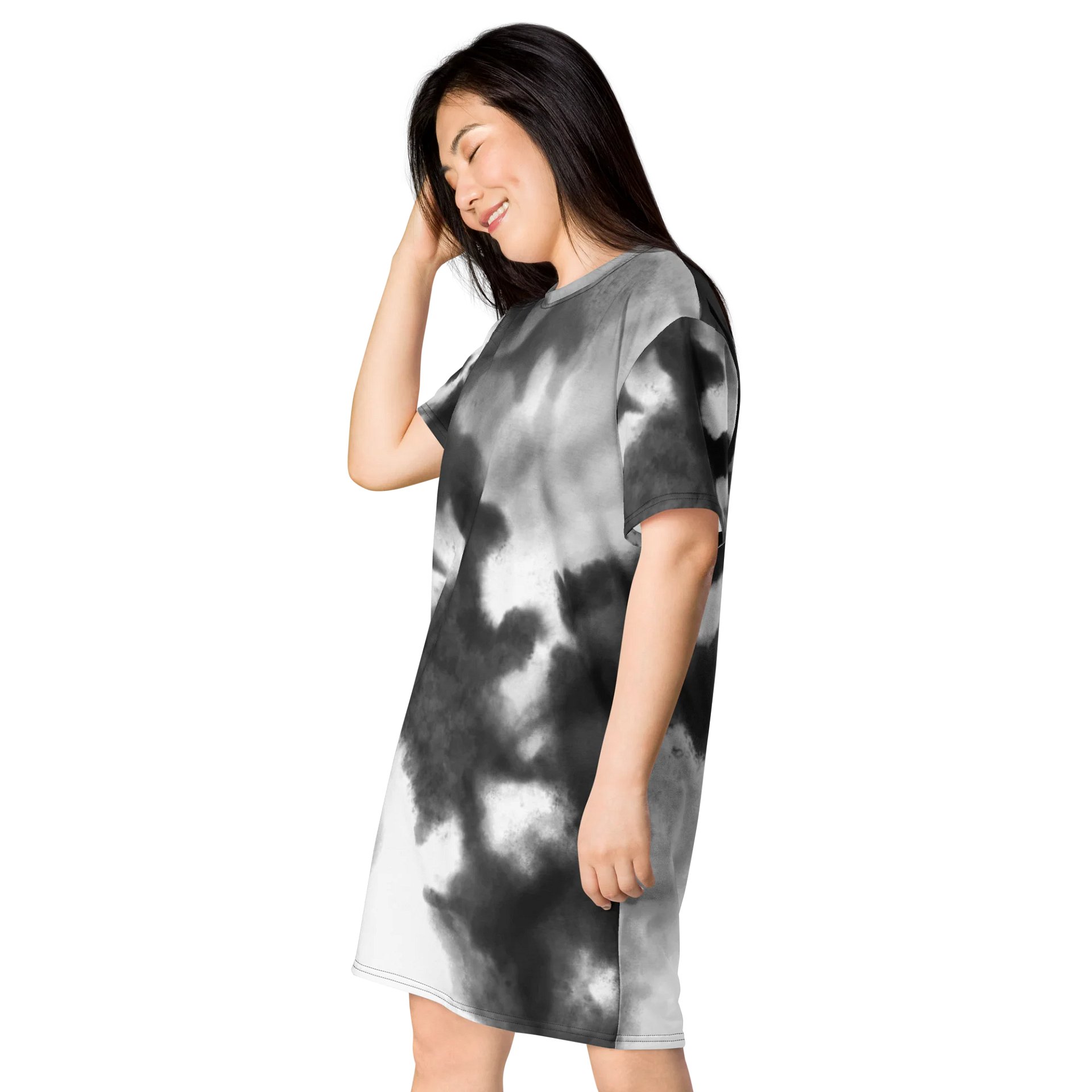 Exclusive Purple Galaxy Print T-Shirt Dress - Only at TDS Music product image (3)