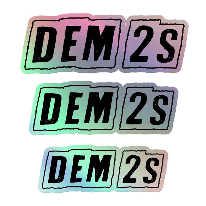 DEM 2s | 2025 HOLOGRAPHIC STICKER SET product image (2)