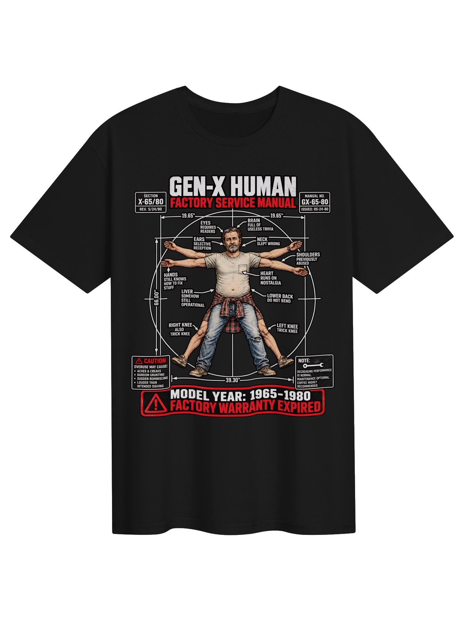 Gen X Human Factory Service Manual Tee product image (5)