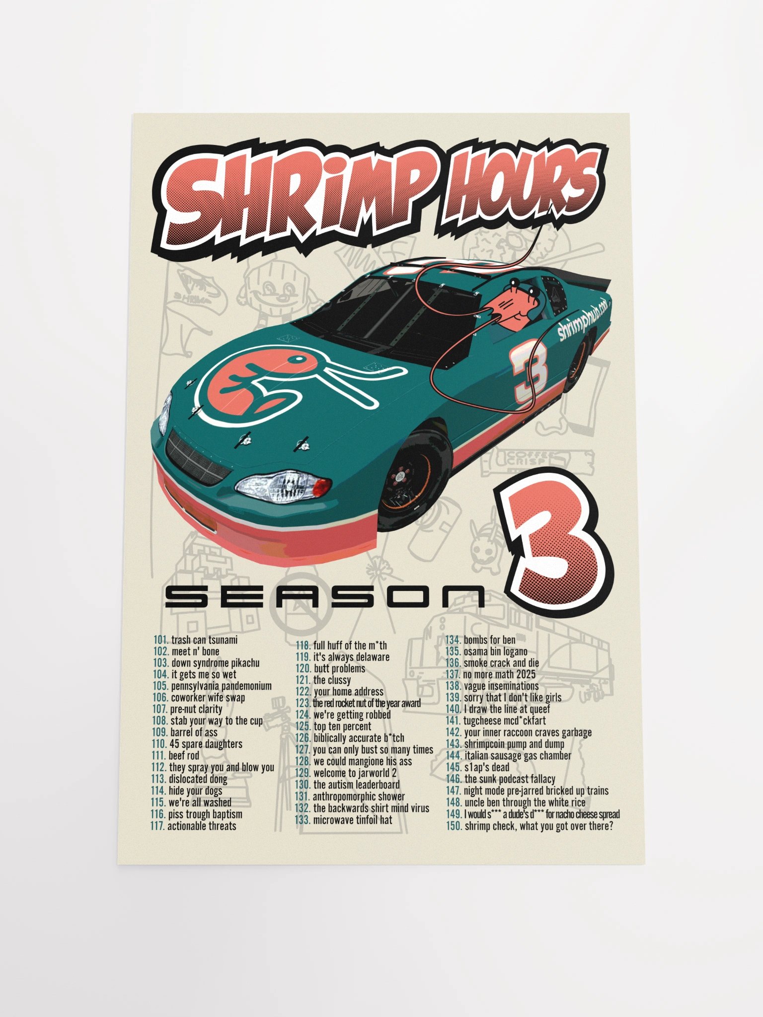 Shrimp Hours Season 3 Poster product image (1)