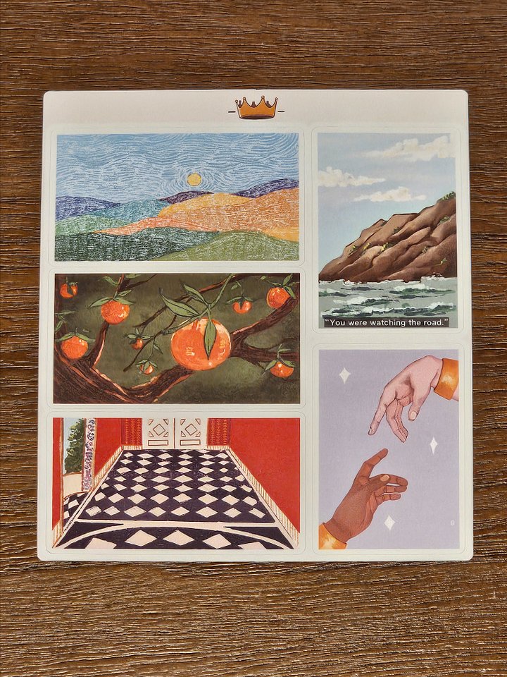 Capri - Scenes from the Books: Sticker Sheet product image (1)