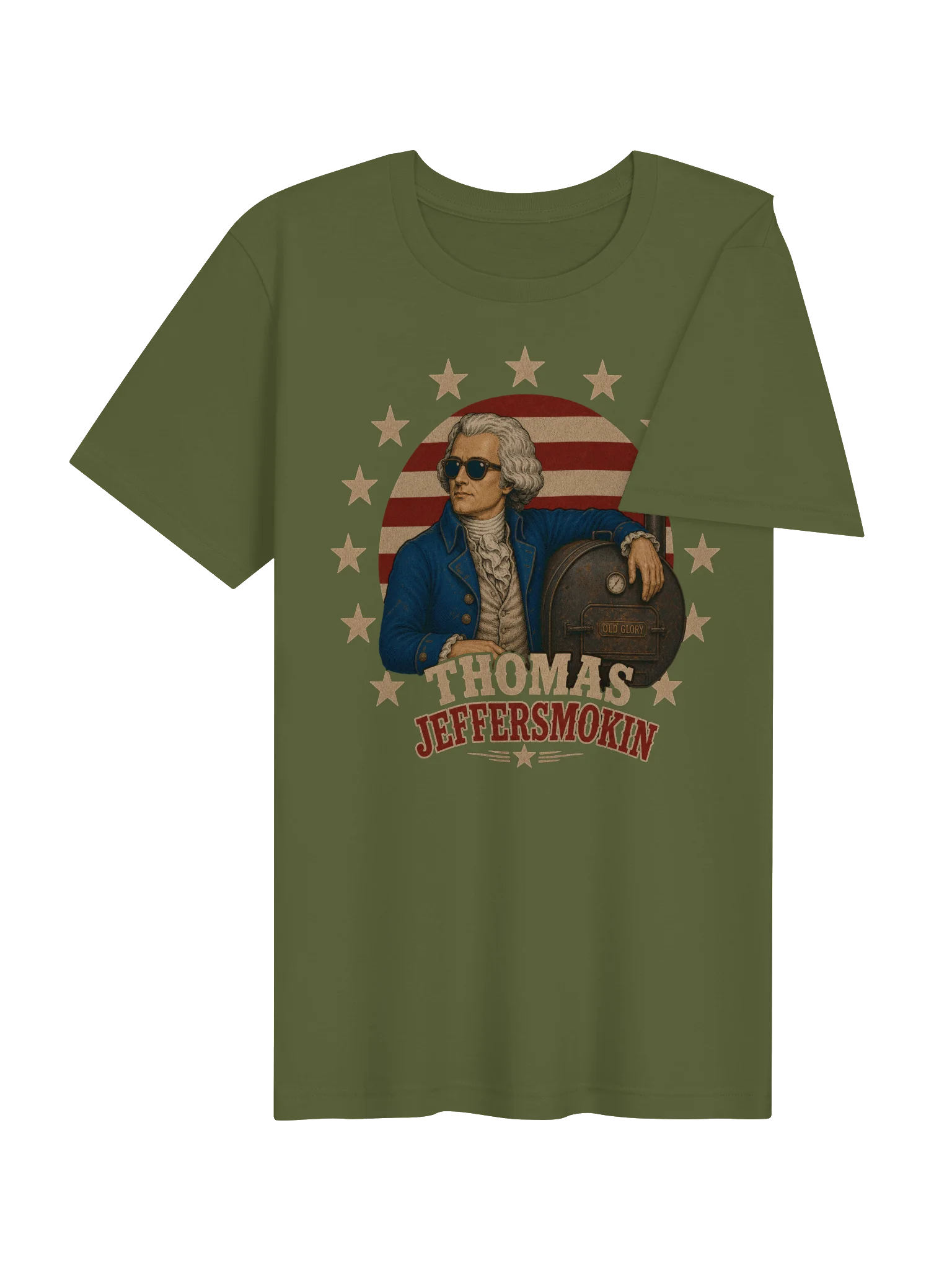 Thomas Jeffersmokin' T-Shirt | Grill Team 1776 Tee product image (24)