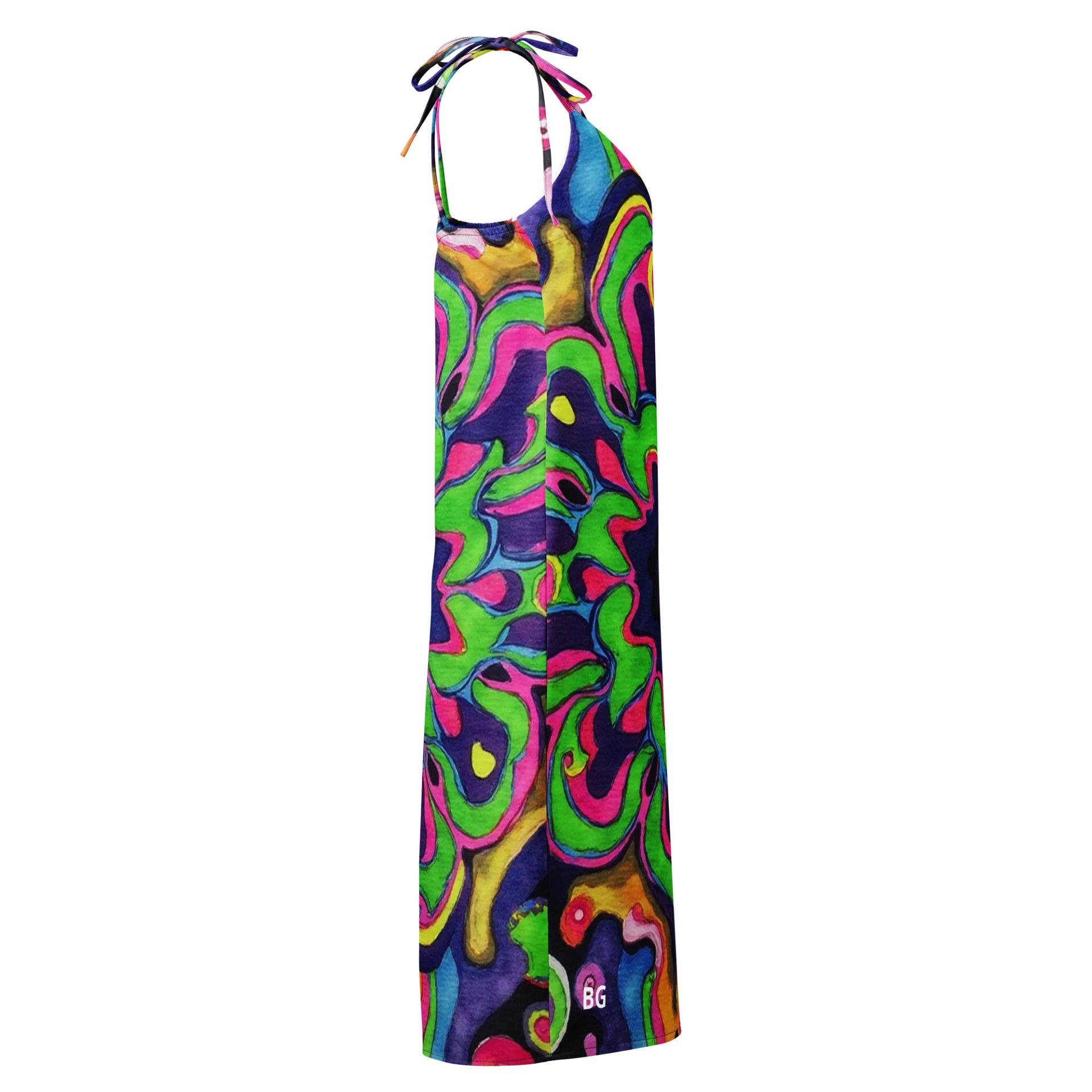 Barry Grady Psycedelic All-Over Slip Dress product image (4)