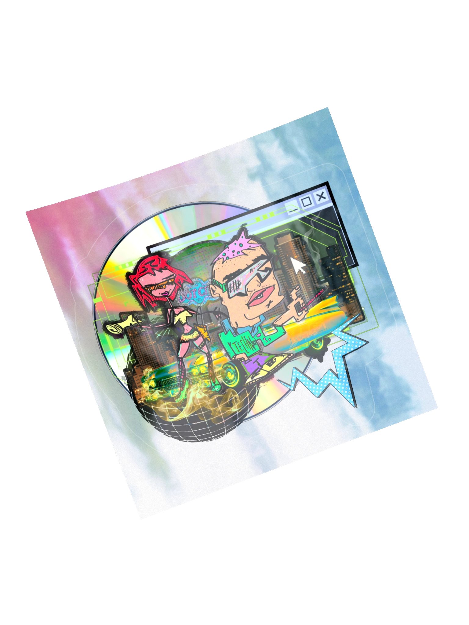 RIDE OR DIE Holo Sticker product image (14)
