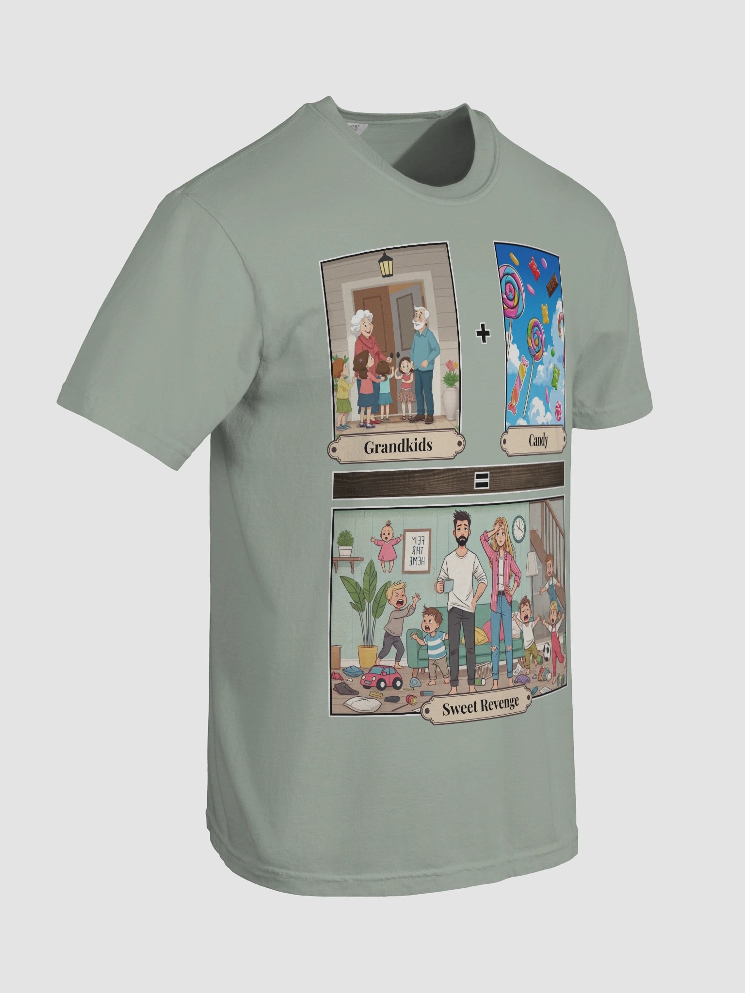 Grandkids + Candy = Sweet Revenge (Both) Comfort Colors Garment-Dyed Heavyweight T-Shirt Colors (4) product image (18)