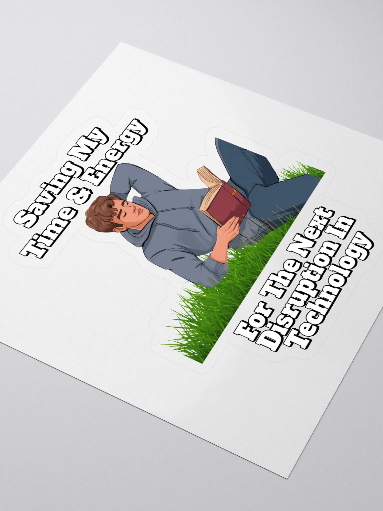 Saving My Time nd Energy For The Next Disruption - Sticker product image (3)