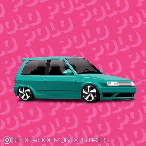 Another Follower requested a VW Polo 86c2f, so I took a hatchback/kombi version and made my own modern version. What do you t...