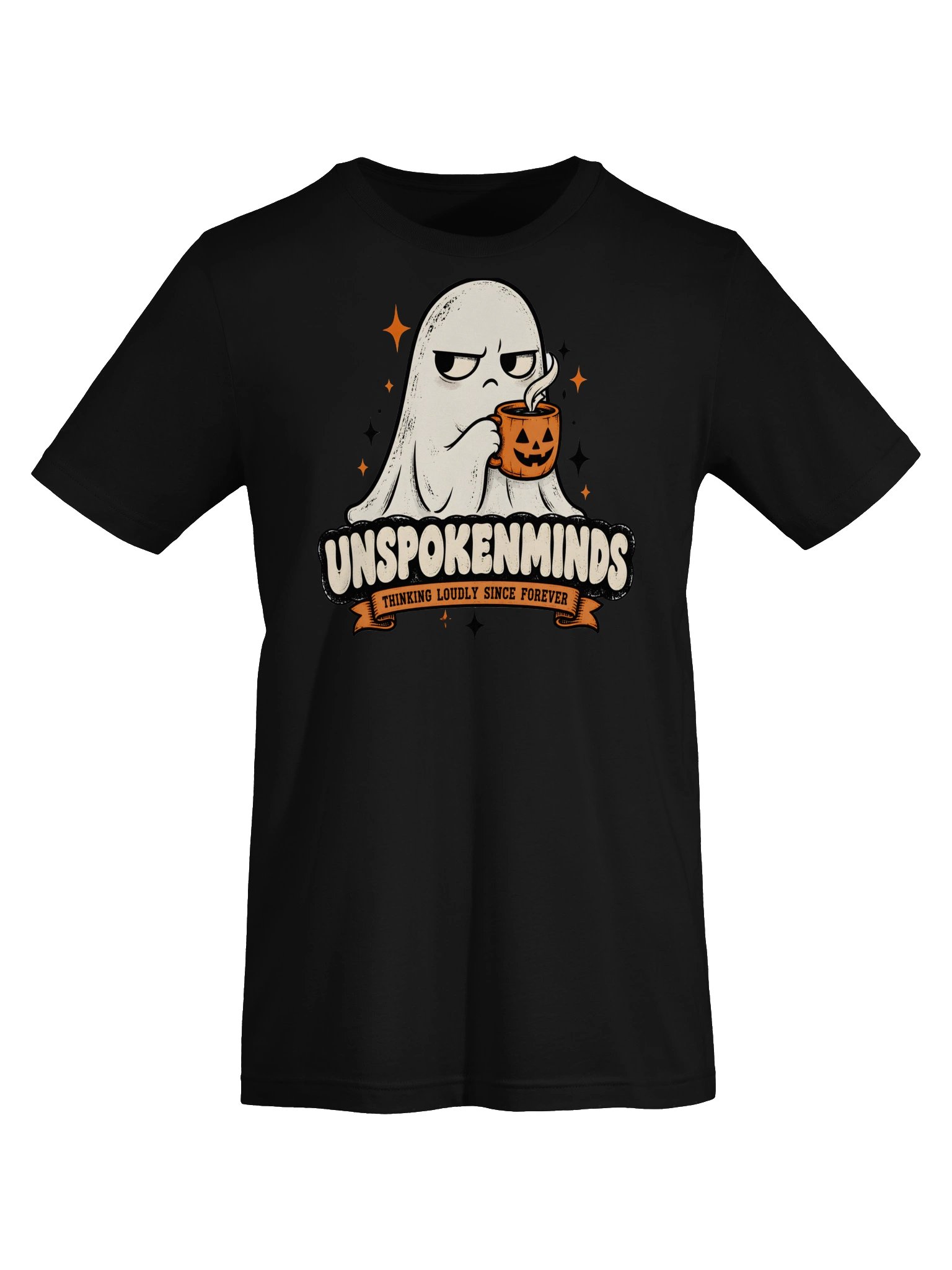 UnspokenMinds Ghost Pumpkin Mug Graphic T-Shirt product image (5)