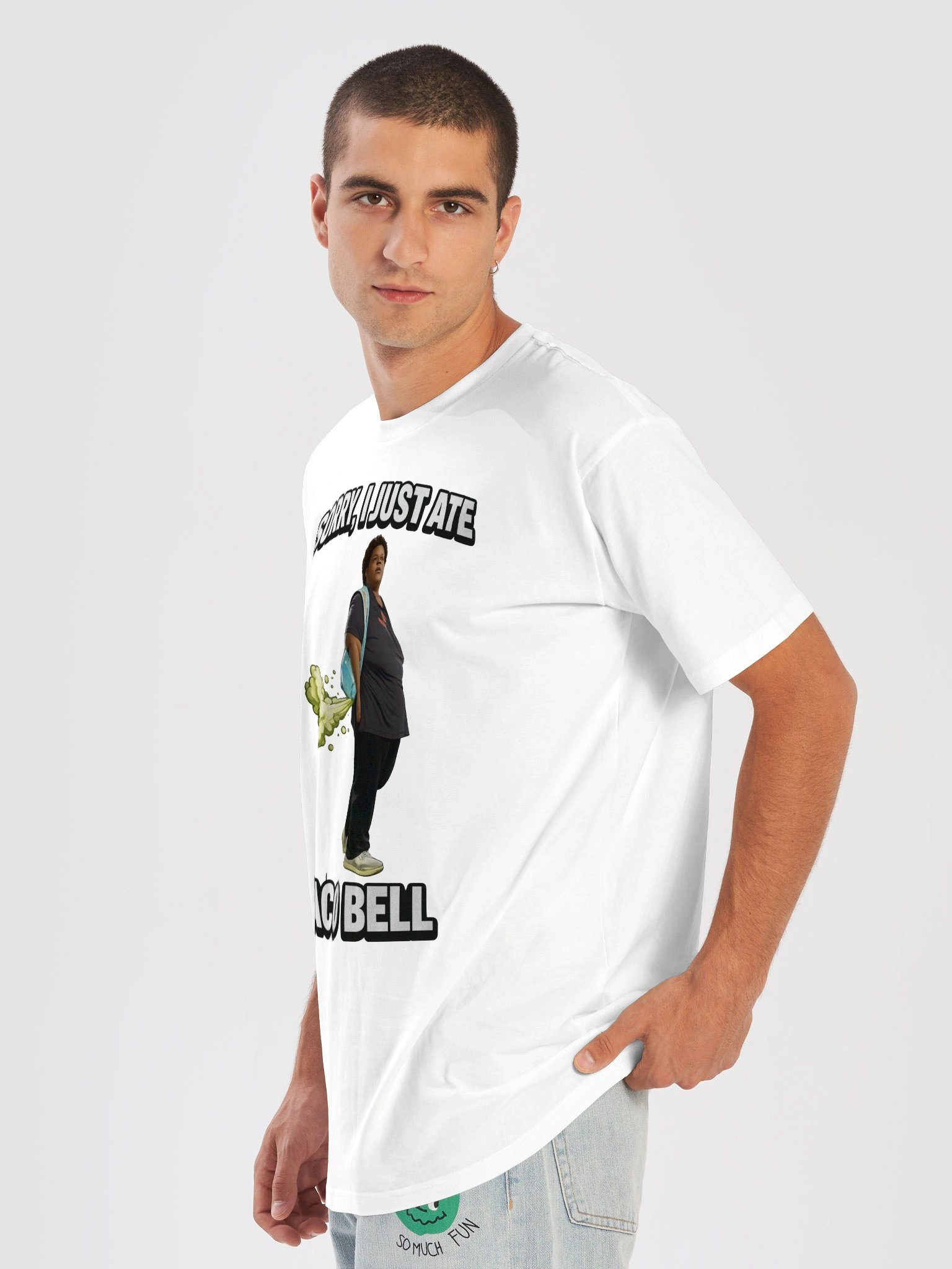 Sorry I just ate Taco Bell T-Shirt (white) product image (7)