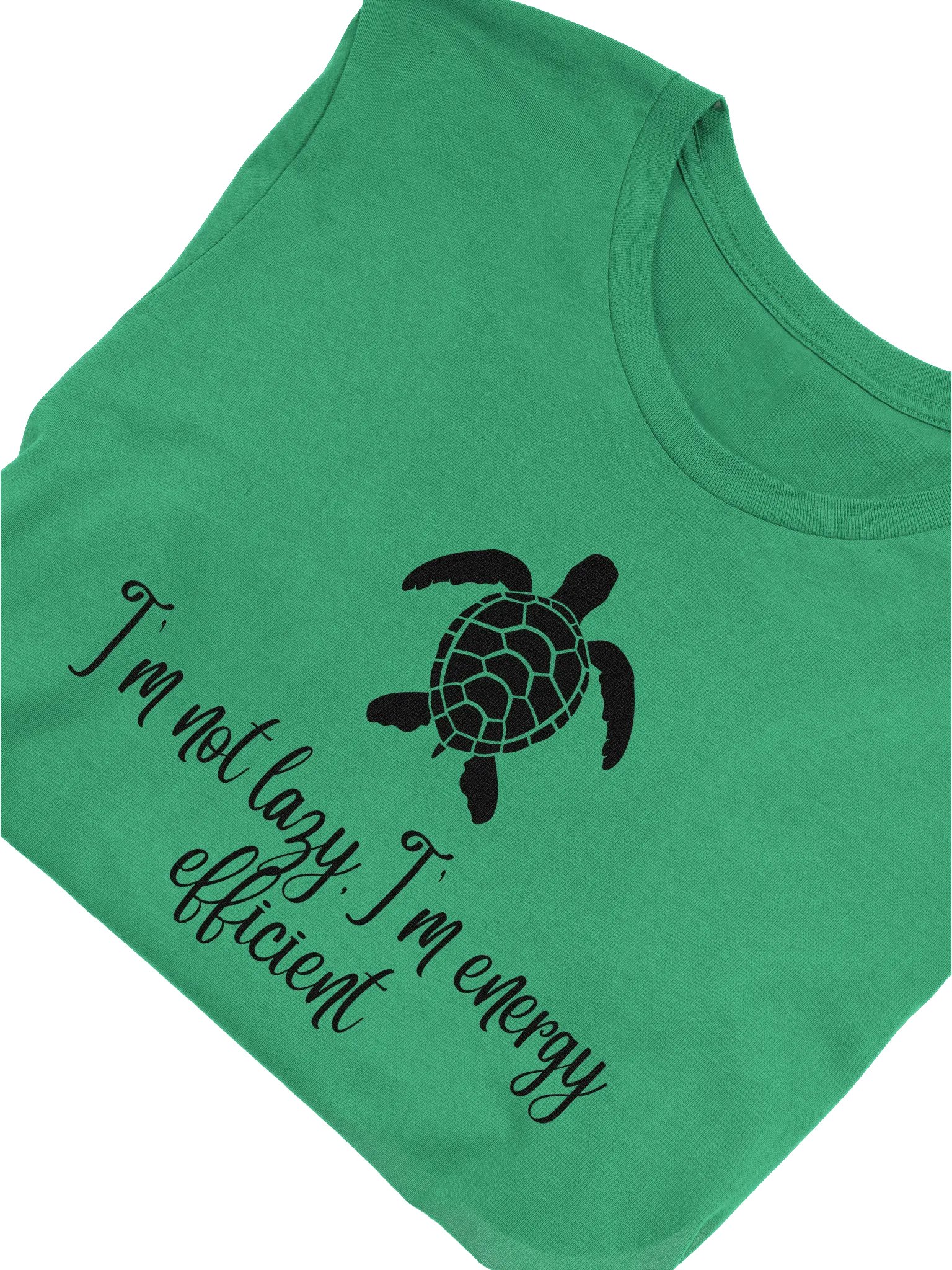 "I’m Not Lazy, I’m Energy Efficient" Turtle T-Shirt product image (19)