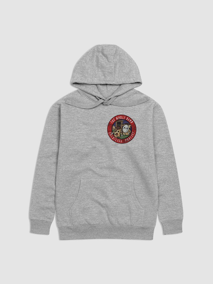 the whole damn enchilada logo hoodie grey product image (1)