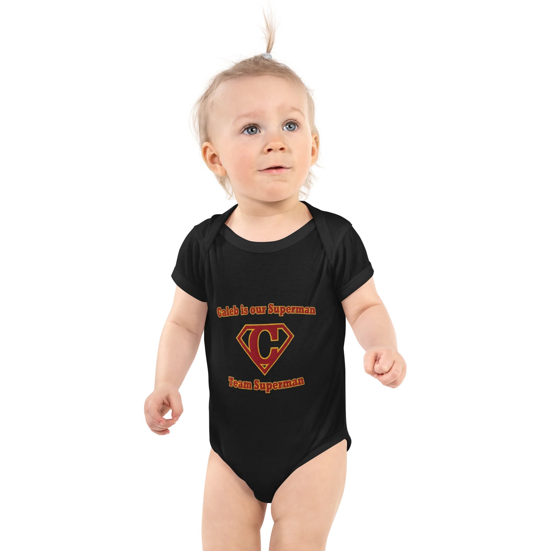 Superman-Inspired Caleb Baby Bodysuit product image (1)