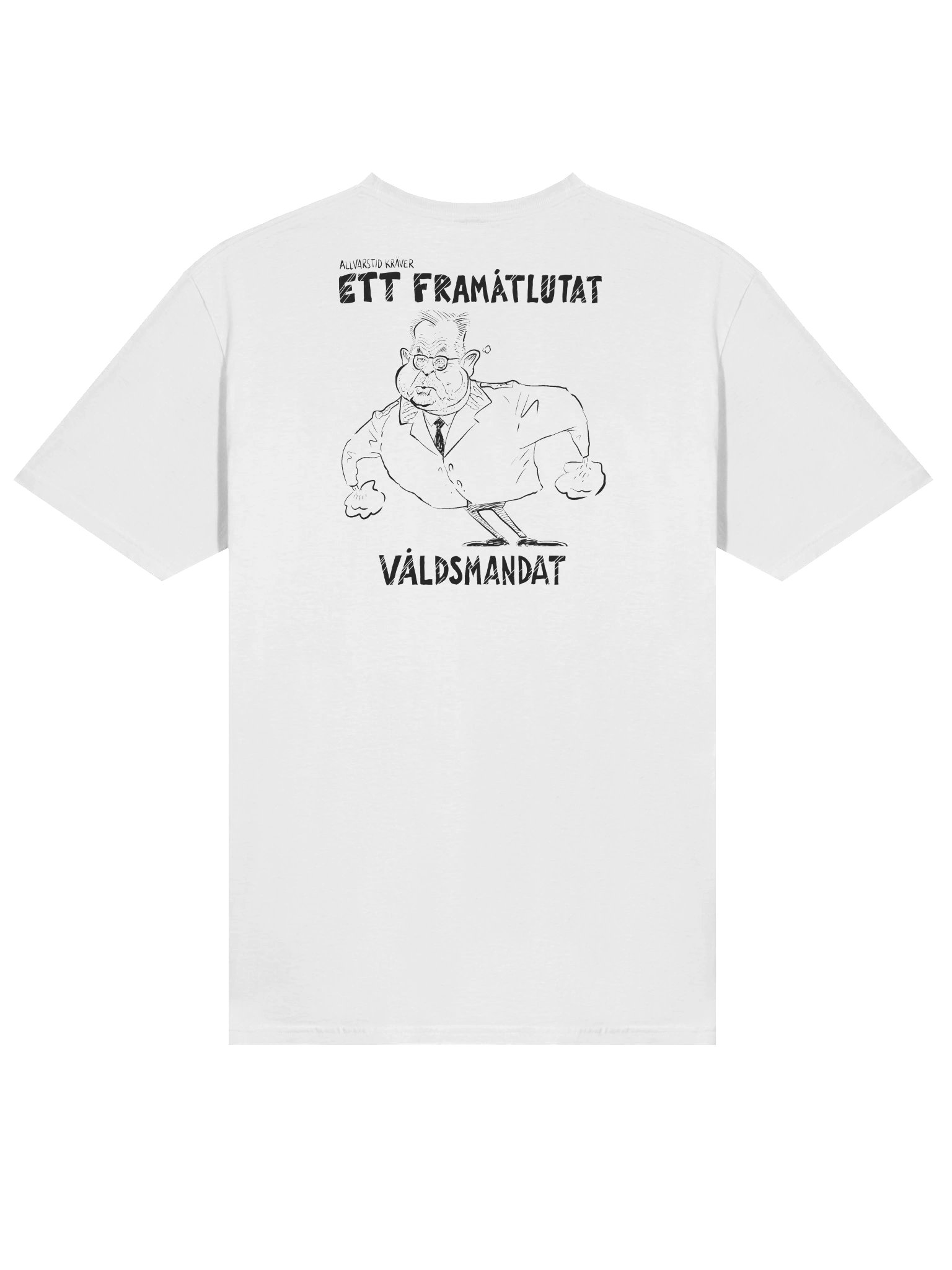 Framåtlutat våldsmandat - Herr T-shirt (signed by @Kluddniklas!) product image (4)