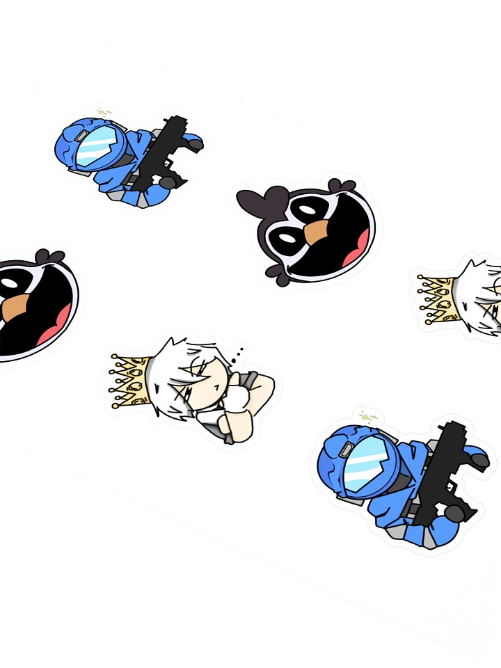 'The Big Three' Kiss Cut Stickers product image (2)