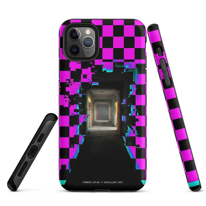 OBJECT 024: SYSTEM_SHIELD // RENDER_DEPTH - iPhone Tough Case product image (1)