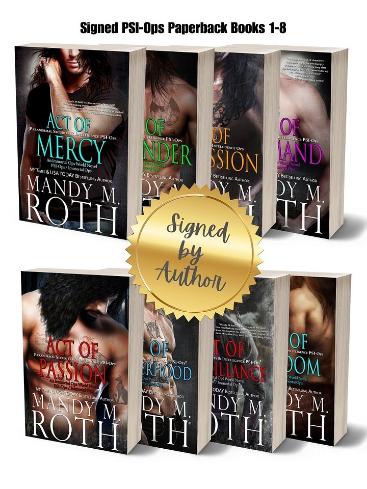 PSI-Ops Signed Print Paperback Books 1-8 with Tote Bag product image (1)