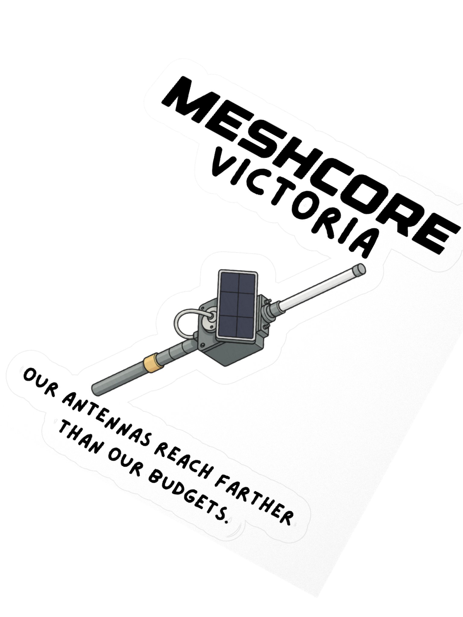 MeshCore Victoria Sticker product image (2)