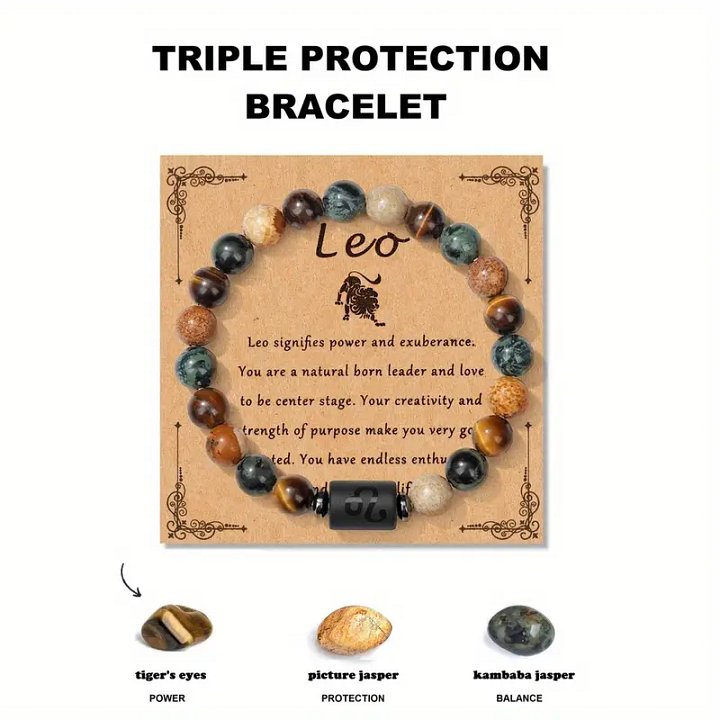 LEO TRIPLE PROTECTION BRACELET product image (1)