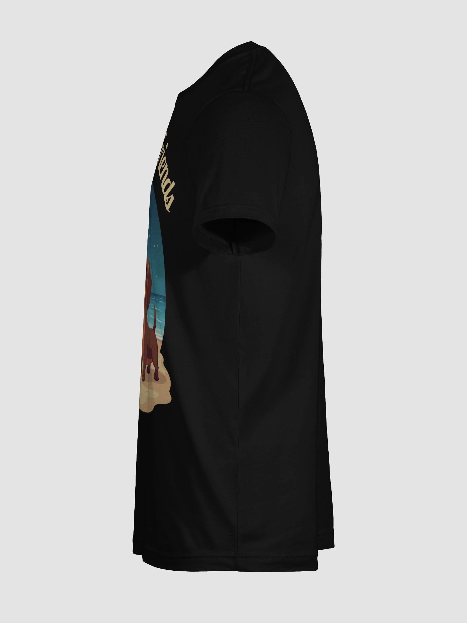 Fur-Ever Friends – Dachshund Beach Campfire Tee product image (11)