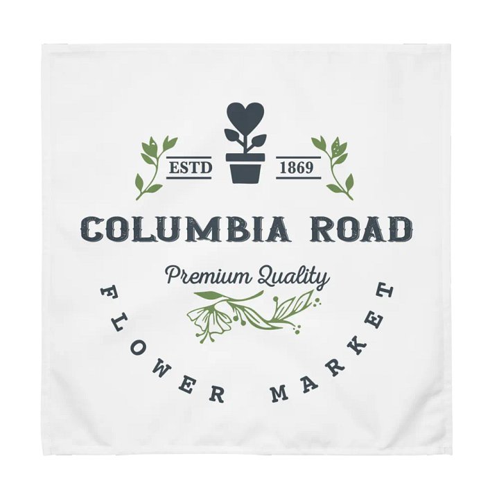 Columbia Road Market Botanical Cloth Napkin Set of Four (Logo) product image (1)