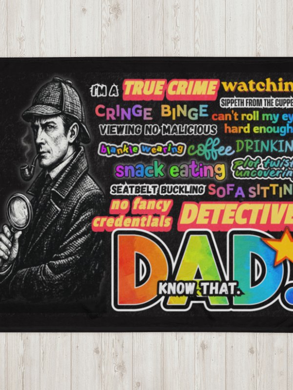 True Crime Dad Blanket Gift Cozy Throw product image (24)